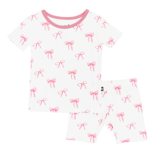 Kyte Baby Short Sleeve Pajamas - Bow