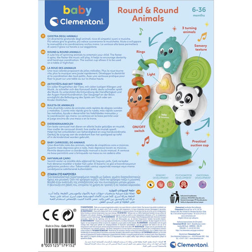 Clementoni Round & Round Animals