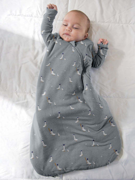 Gunamuna Swaddle Sleep Sack Duvet Bamboo 1.0T - Baseball Goose