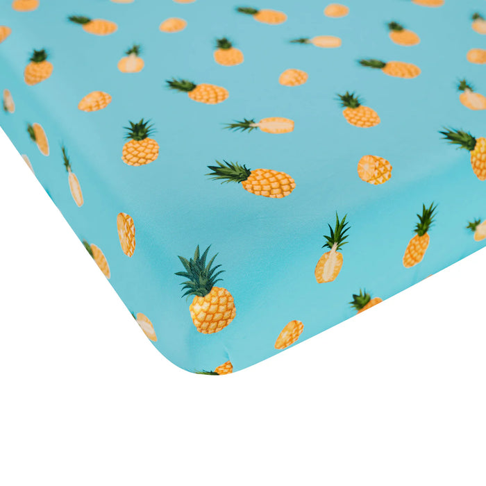 Kyte Baby Crib Sheet - Pineapple
