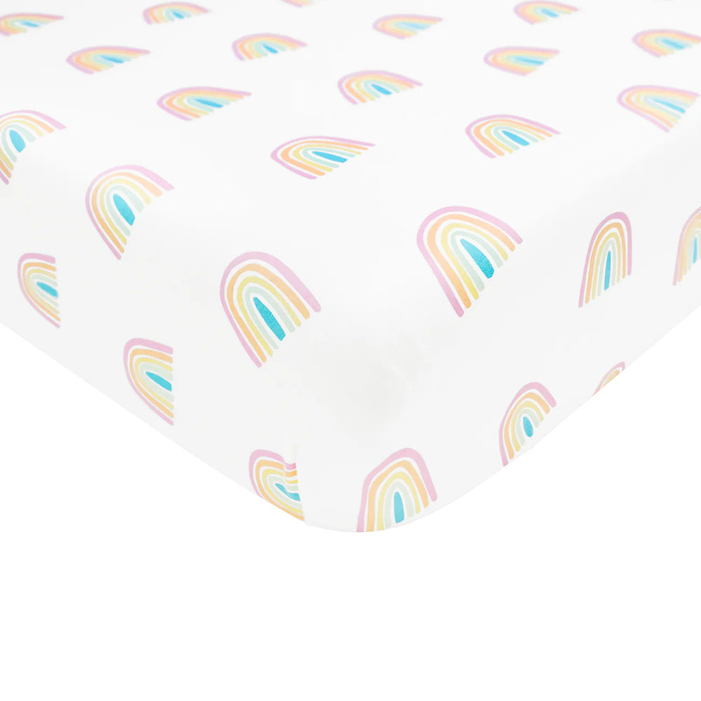 Kyte Baby Crib Sheet - Poi Rainbow