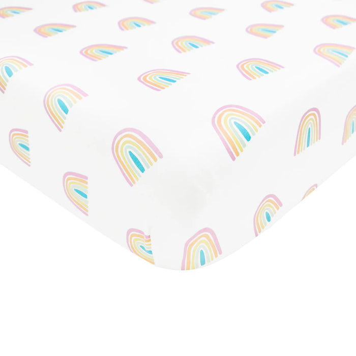 Kyte Baby Crib Sheet - Poi Rainbow