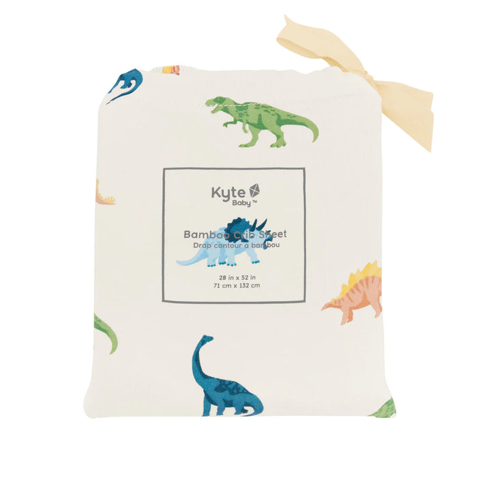 Kyte Baby Crib Sheet - Ecru Roar
