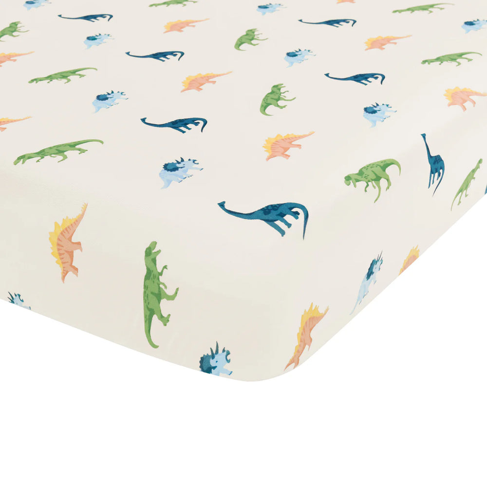 Kyte Baby Crib Sheet - Ecru Roar