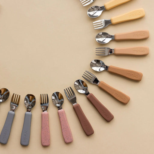 Minika Fork and Spoon Set - Sage
