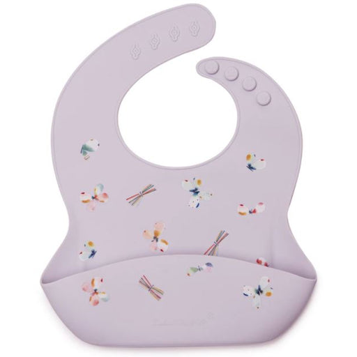 Loulou Lollipop Silicone Bib - Butterfly