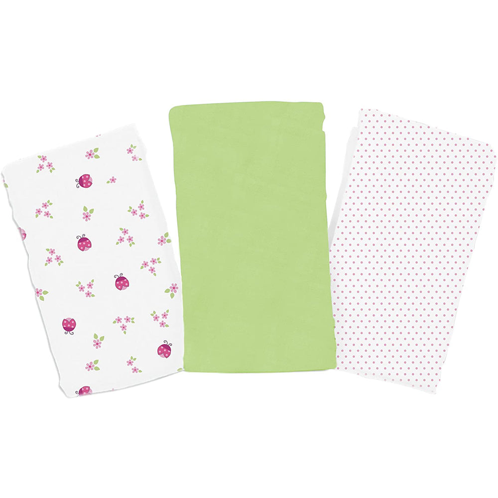 Summer Infant Swaddle Me Muslin Blanket Ladybug 3pk