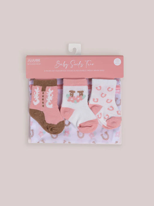 Ju-Ju-Be Socks 3pk - Pink