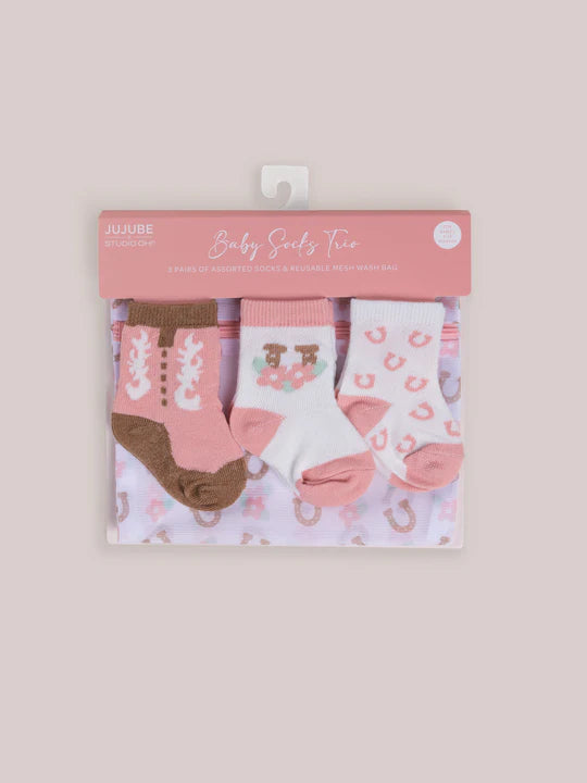 Ju-Ju-Be Socks 3pk - Pink
