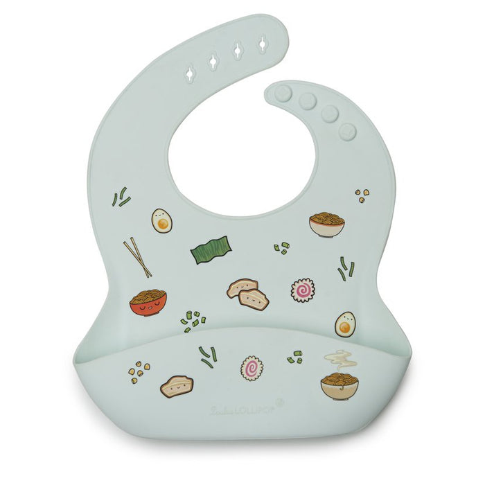 Loulou Lollipop Silicone Bib - Ramen