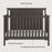 Child Craft Hampton Flat 4-in-1 Crib - Dapper Grey