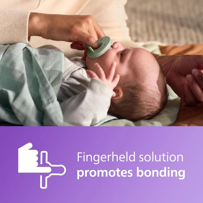 Avent Soothie Pacifier 2pk 0-3M - Yellow/Cyan