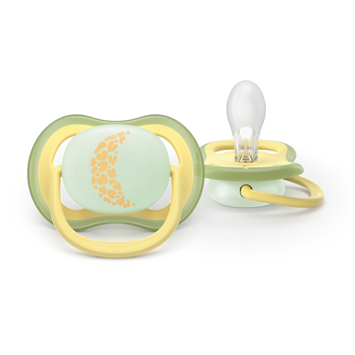 Avent Ultra Air Pacifier 2pk 18M+ - Yellow