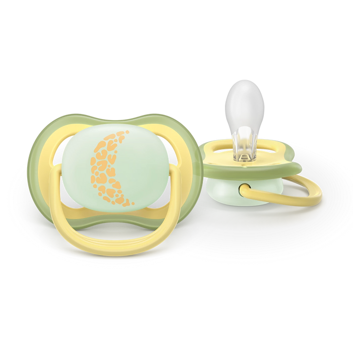 Avent Ultra Air Pacifier 2pk 18M+ - Yellow