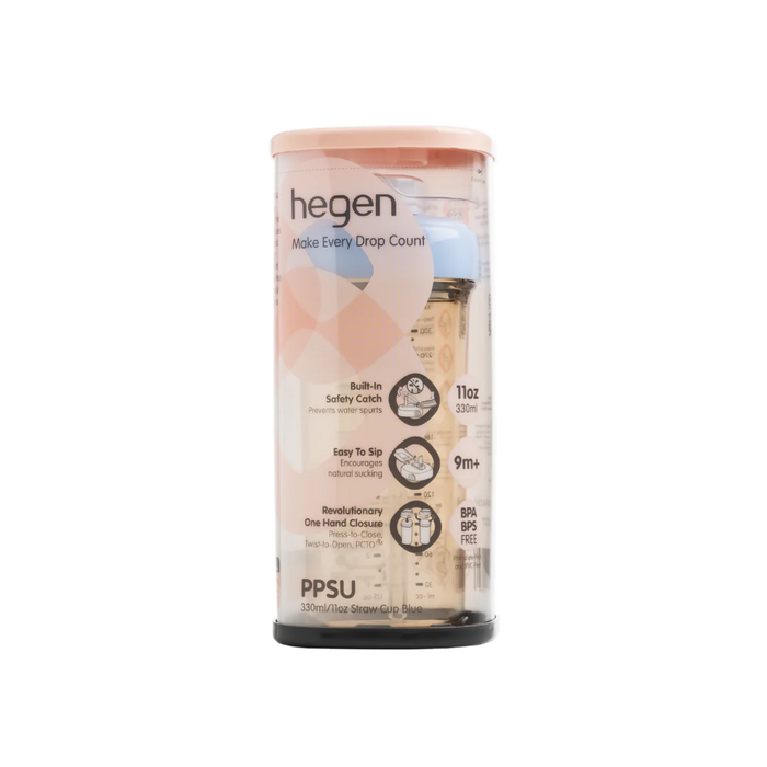 Hegen PCTO Straw Cup - Blue 330ml