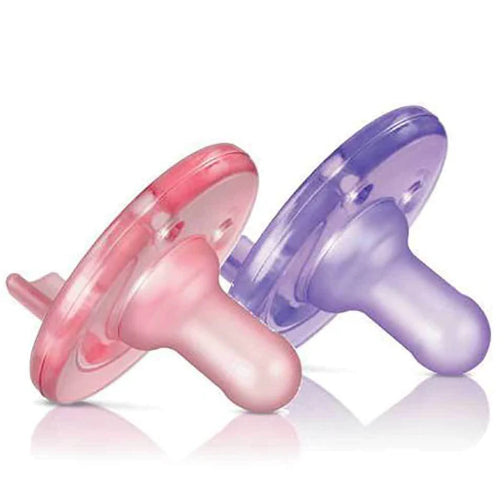 Avent Soothie Pacifier 0 - 3M 2pk - Purple/Pink