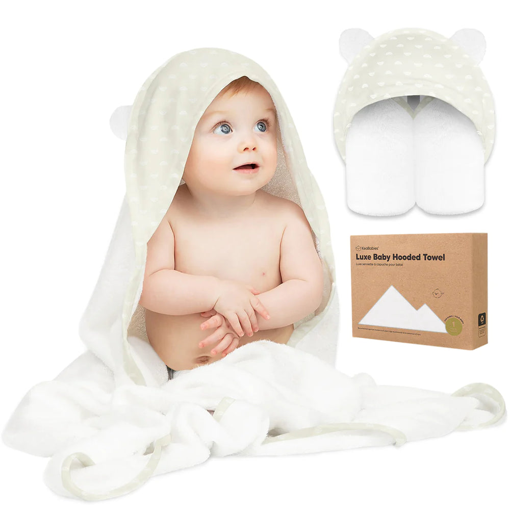 KeaBabies Hooded Towel - Rainbow
