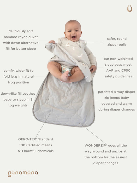 Gunamuna Sleepsack Duvet 1.0 Up Up and Away