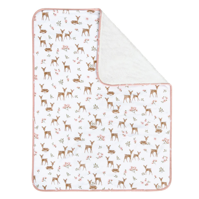 Living Textiles Sherpa Blanket - Sophia Garden