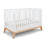Pali Donatello Classico Crib | Made in Italy - White/Natural