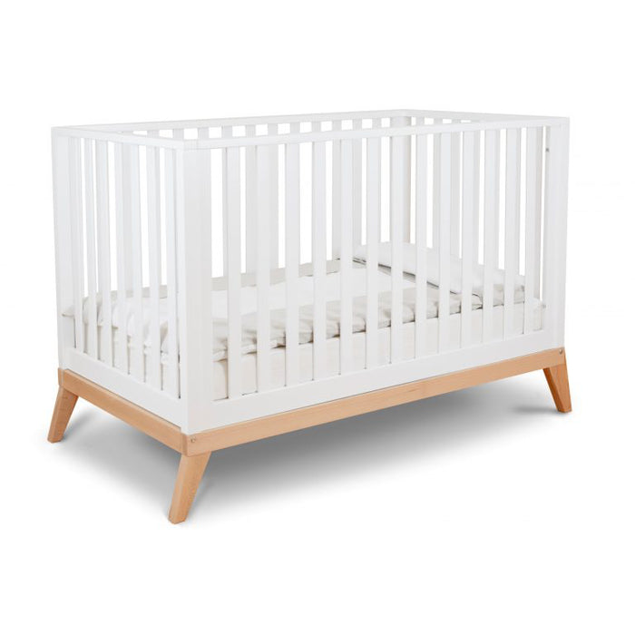 Pali Donatello Classico Crib | Made in Italy - White/Natural