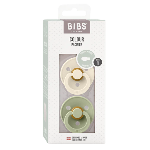 Bibs Pacifier Original 2pk - Ivory/Sage 18M+