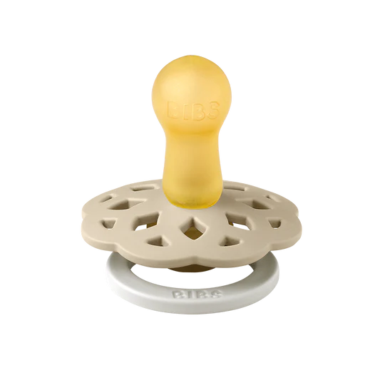 Bibs Pacifier Boheme 2pk Blush Glow/Vanilla Glow 0-6M