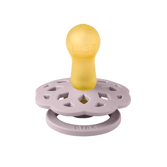 Bibs Boheme Pacifier 2pk - Blossom/Dusky Lilac 6-18M