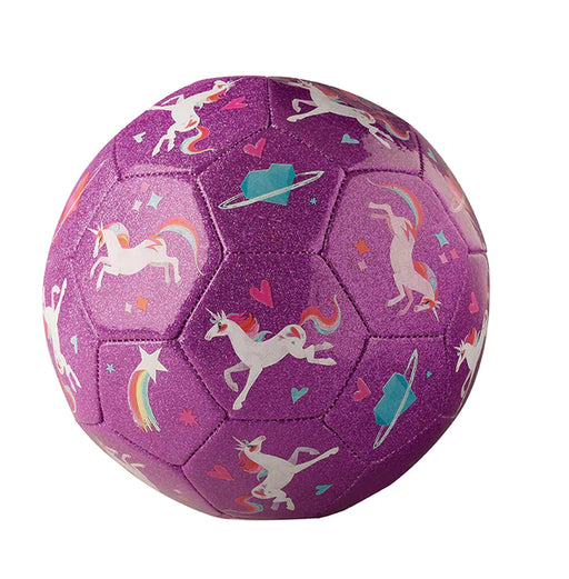 Crocodile Creek Size 2 Glitter Soccer - Unicorn Galaxy