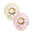Bibs Pacifier Boheme 2Pk - Ivory/Blossom 0-6M