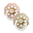 Bibs Pacifier Boheme 2pk - Blush Glow/Vanilla Glow 6-18M