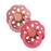 Bibs Pacifier Boheme Colour Latex 2Pk - Dusty Pink/Coral 0-6M