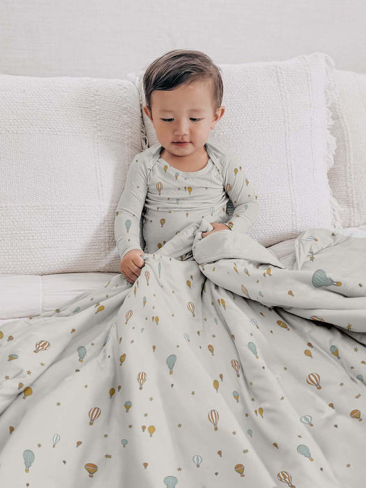 Gunamuna Toddler Cozy Cloud Comforter Baby Blanket 1.0T - Up Up And Away