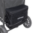 WonderFold W6 Luxe PRO 6-Seater Stroller Wagon - Jet Black