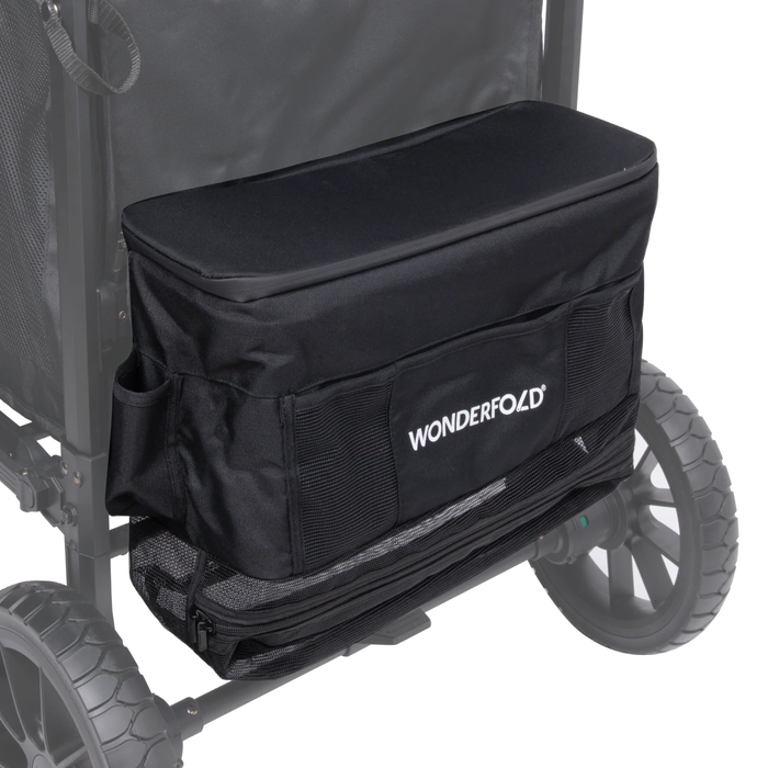 WonderFold W6 Luxe PRO 6-Seater Stroller Wagon - Jet Black