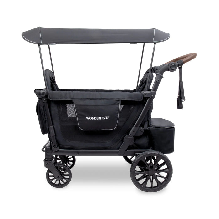WonderFold L2 Double Stroller Wagon - Black