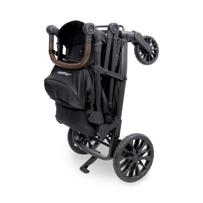 WonderFold L2 Double Stroller Wagon - Black