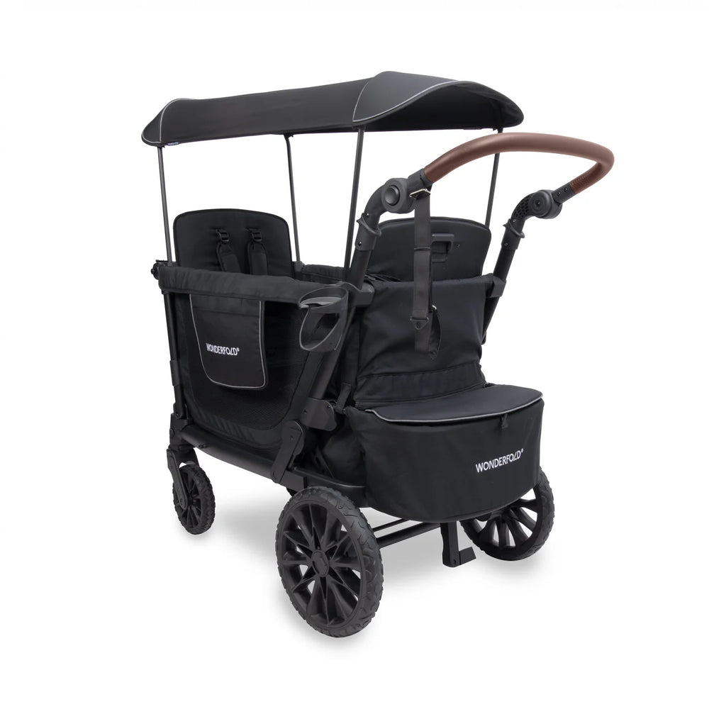 WonderFold L2 Double Stroller Wagon - Black