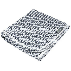 Kushies Receiving Blanket - Navy Octagon