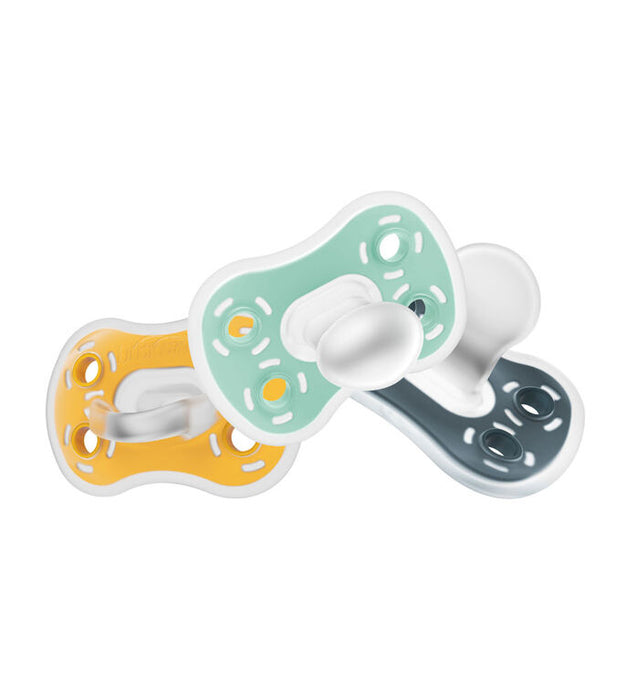 Dr Brown's Advantage Pacifier Stage 2 3pk - Neutral
