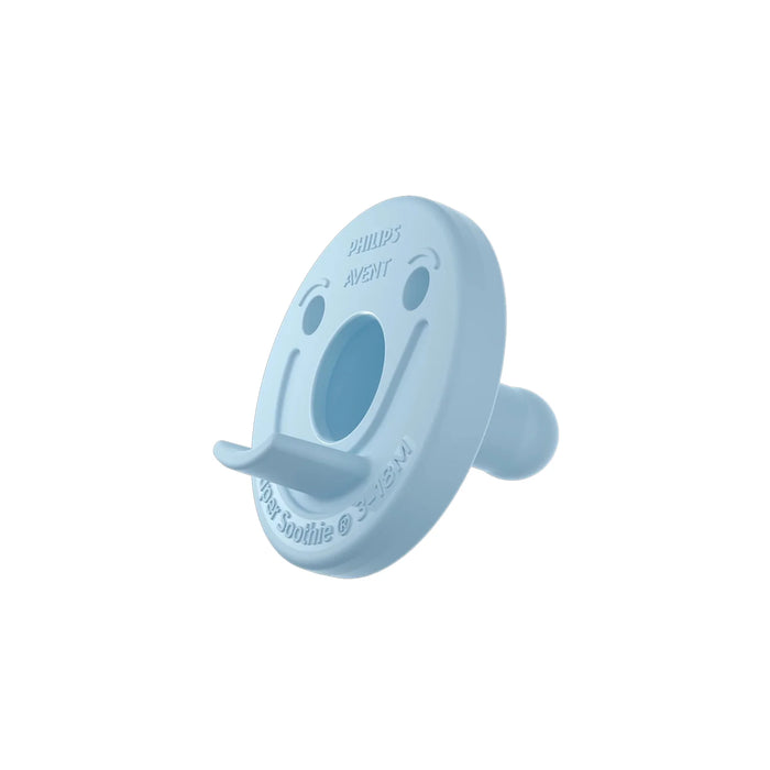 Avent Soothie Pacifier 2pk 3-18M - Sky Blue/Blue