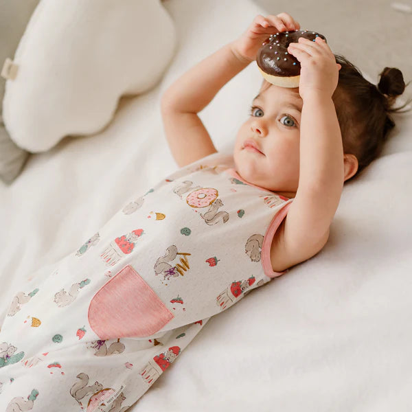 Nest Designs Sleeveless Romper - Very Squirrelly