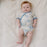 Nest Designs Short Sleeve Kimono Onesie - Fluffy Puffs