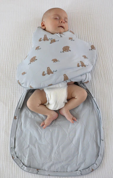 Gunamuna Swaddle Sleep Sack Duvet Bamboo 1.0T - Teddies