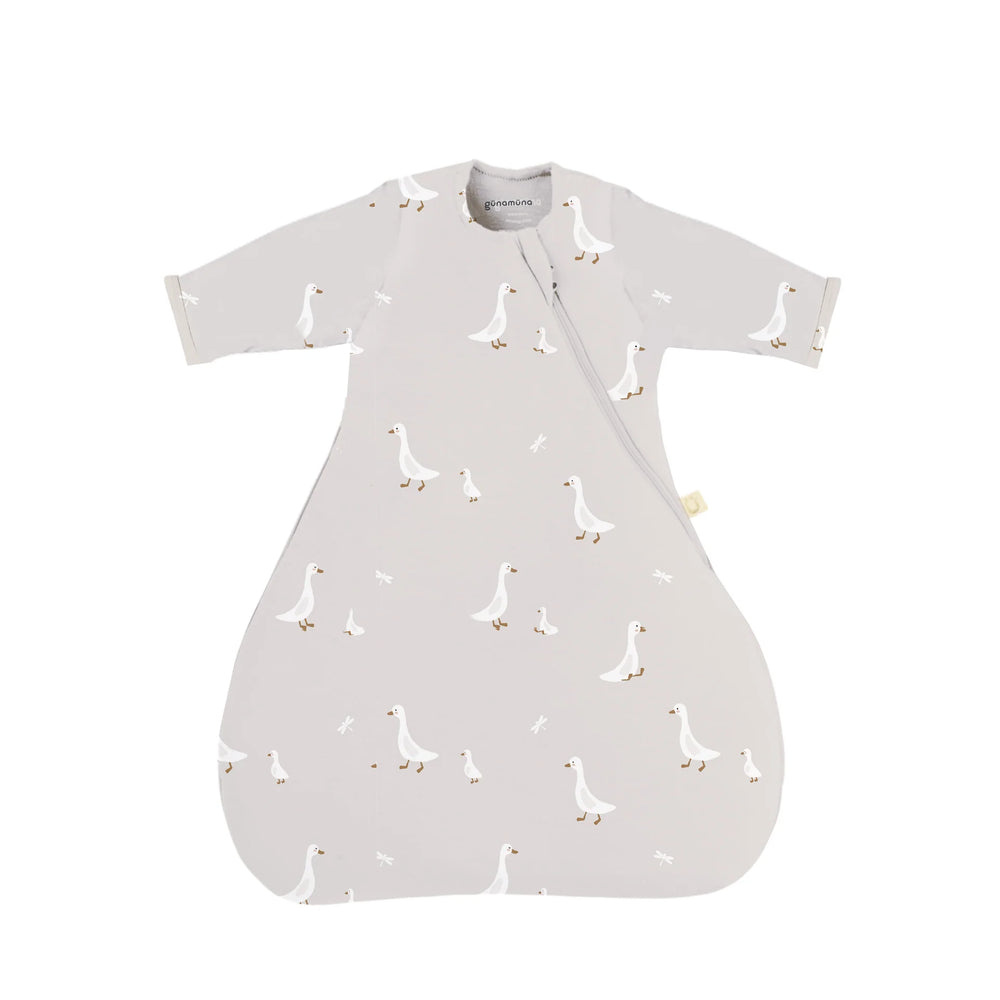 Gunamuna Long Sleeve Transitional Swaddle 2.5T - Goose 3-6M