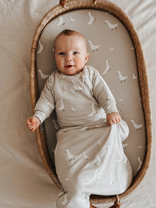 Gunamuna Long Sleeve Transitional Swaddle 2.5T - Goose 3-6M