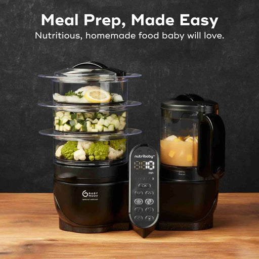 Babymoov Duo Meal Station XL Black