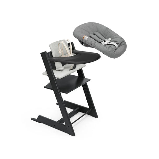 Stokke Tripp Trapp 2 High Chair + NewBorn Set Black/Anthracite