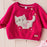 Souris Mini Knit Sweater w/ Jacquard Pattern - Pink