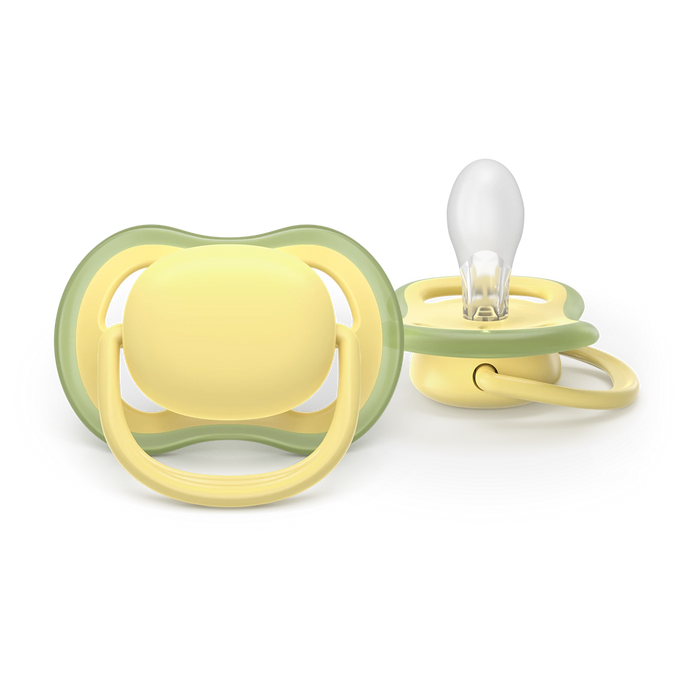 Avent Ultra Air Pacifier 2pk 18M+ - Yellow
